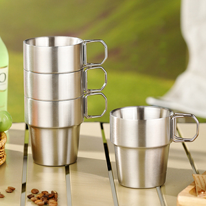 Stainless Steel <strong>Collapsible</strong> Tea Water <strong>Cup</strong> Outdoor Camping Mountaineering Custom Double Wall Insulated Coffee Mug Travel <strong>Cups</strong> - Product Image 2