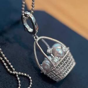 31338 Accesorios para Perlas DIY, Colgante de Plata S925, Cuentas de 4-5mm, Soporte Vacío para Colgantes de Múltiples Cuentas, Hebillas, Fornituras de Joyería, Espaciadores - Product Image 1