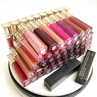Brillant à lèvres mat et résistant à l'eau, brillant à lèvres de qualité supérieure, vegan, 55 couleurs, vente en gros, ml