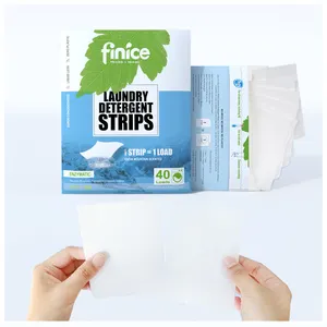 FINICE Eco Friendly Laundry Detergent strips Laundry Paper Detergent Laundry Sheets