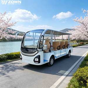 Autobús Eléctrico de Lujo para Turismo, con Asientos de Cuero Confortables, para Transporte de Turistas en Hoteles, Resorts y Vacaciones - Product Image 1