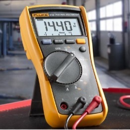 มัลติมิเตอร์ดิจิตอล Fluke 115C 116C 600 โวลต์ 60 แอมป์ วัดแรงดันไฟฟ้ากระแสสลับและกระแสตรง รุ่นมาตรฐาน สหรัฐอเมริกา - Product Image 3