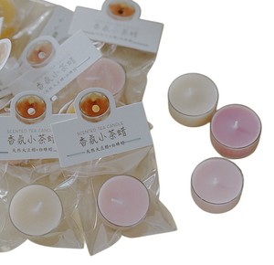 Velas Aromáticas Redondas para Decoración del Hogar, Velas de Té Románticas, Velas Pequeñas de Cera de Soya, Mini Velas Perfumadas - Product Image 6