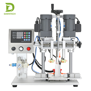 Máquina Tapadora Eléctrica de Escritorio de 4 Ruedas para Botellas de Plástico y Vidrio, Agua, Aceite, Jugo, Cosméticos, Champú, Bebidas, Semiautomática - Product Image 2