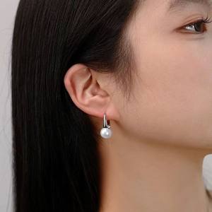 WENCHI Modelo 10926 DIY 22608 Set de Joyería de Plata S925, Bandeja para Pendientes de Plata, Perlas de 9-13mm, Accesorios de Moda - Product Image 2