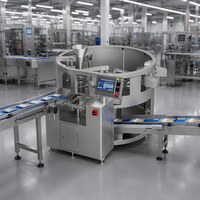 Machine d'emballage de café GDS210B-10 avec remplisseur à vis sans fin pour poudre, rotative automatique, pour sachets préformés en forme de M, largeur maximale du film 210 mm