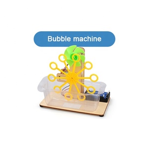 Các Mặt Hàng Mới Gốc Vật Lý Đồ Chơi Bằng Gỗ Trẻ Em 4 Trong 1 Tự Làm Lắp Ráp Khoa Học & Kỹ Thuật Dự Án Học Tập Gỗ 3D Câu Đố Xây Dựng Bộ Dụng Cụ - Product Image 4