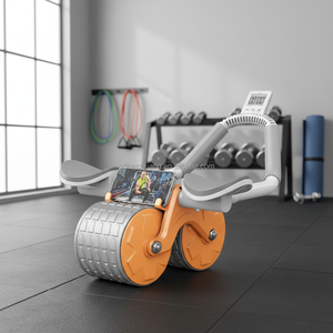 2026 Roue abdominale à rebond automatique avec support de coude, équipement de fitness pour exercices abdominaux à domicile, entraînement des muscles abdominaux et du tronc, amincissement du ventre - Product Image 4