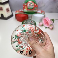 Nouvelle Boîte Mystère de Jouets Squishy en TPR et Maltose, Thème Noël, en forme de Boulette de Noël et de Pain Vapeur (aliments simulés), Jouets Anti-stress à Presser et de Décompression