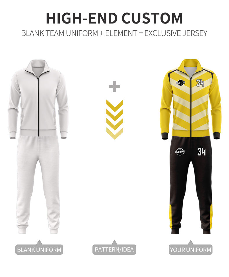 Wholesale Custom Men's Tracksuit Set Design Winter