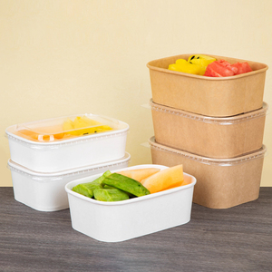 Scatole per Pizza, Ciotole e Bicchieri Personalizzati in Carta Kraft Ecologica Monouso per Servizio Alimentare da Asporto Sushi e Noodle, Stampa Offset Opaca - Product Image 6