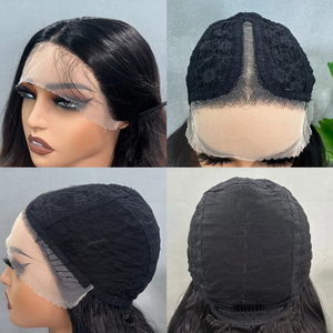 Perruque Lace <span class=keywords><strong>Frontale</strong></span> Ondulée Profonde Couleur Bourgogne 99j, Dentelle Transparente, Densité 200%, Fibre Haute <span class=keywords><strong>Température</strong></span>, Cheveux Synthétiques Mélangés - Product Image 6