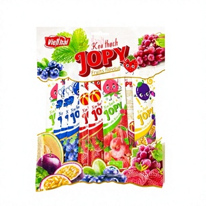 OEM ODM Caramelos de gelatina de frutas en tiras, sabor frutal intenso, aperitivo masticable y crujiente, venta al por mayor de fábrica, buscando distribuidores - Product Image 1