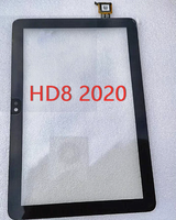 Suku Cadang Pengganti Kaca Layar Sentuh HD 8 untuk AMAZON Kindle Fire HD8 10th Plus 2020 Tablet Digitizer