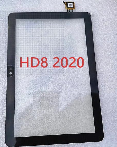 Spare Parts Touch Screen Glass Replacement HD 8 for AMAZON Kindle Fire HD8 10th Plus 2020 Tablet Digitizer