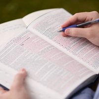 Impression géante personnalisée en simili cuir PU pleine grandeur Christian English Holy Bible Book Printing
