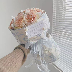 Atacado de plástico buquê material de embalagem balde, arranjo de flores recipiente barril arranjo de flores moldes - Product Image 3