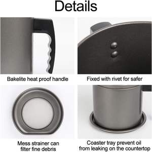 Wholesale 1400ML 1700ML Japanese <b>Oil</b> Separator Pot Kitchen Storage Supplies Household <b>Filter</b> - Product Image 4