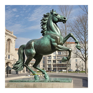 Gran Jardín, Artesanía en Metal, Estatua <span class=keywords><strong>de</strong></span> Caballo, Escultura <span class=keywords><strong>de</strong></span> Pegaso <span class=keywords><strong>de</strong></span> Bronce para Decoración <span class=keywords><strong>de</strong></span> Jardín - Product Image 4