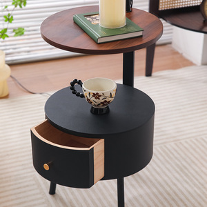 Lampe sur pied médiévale, chambre à coucher, table basse moderne et simple, salon, côté lit, rangement de chevet, armoire coulissante - Product Image 3