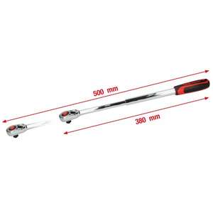 KS TOOLS-918,1270 1/2 ''CROMO más Trinquete reversible telescópico, 36 dientes-EAN 4042146213551 RATCHETS 1/2" - Product Image 2