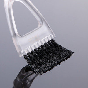 Brosse à teindre les cheveux LH-100, transparente, en nylon givré, forme de pagaie, outil de coloration des cheveux pour salon - Product Image 4
