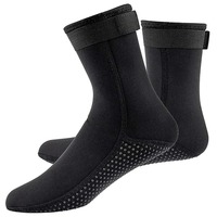 Chaussettes de plongée en néoprène thermique de 3 mm avec grip antidérapant, chaussettes aquatiques pour la plongée en apnée et la plongée sous-marine