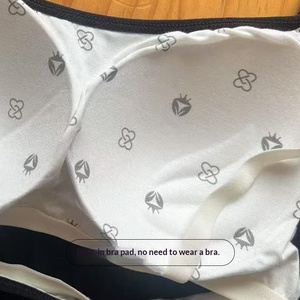 1727 <strong>Maternity</strong> Slip <strong>Dress</strong> <strong>for</strong> Summer Suspender Skirt Mid-length Crew Neck Anti-bacteria Plus Size Nursing <strong>Dress</strong> with Breast Pads - Product Image 5