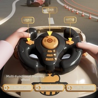 Jeu de course pour enfants : Simulation de conduite avec volant, évitement d'obstacles, aventure et puzzle, jeu de table d'intérieur