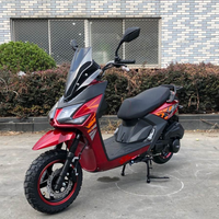 Nouveau modèle Prix bas BWS-9 avec compteur de vitesse numérique Freins à disque avant et à tambour arrière Scooter à essence 150CC Scooter 50cc EFI Euro 5