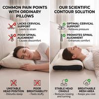 Oreiller de luxe pour hôtel cinq étoiles, oreiller Hilton, 1000g, rembourrage en fibre de polyester, lavable, soutien ergonomique du cou, pour dormir