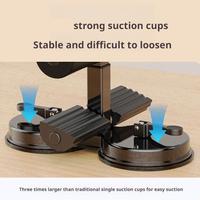 Equipo de Ejercicio Abdominal con Ventosas y Soporte para Tobillos, Dispositivo de Fitness Ajustable para Entrenamiento Deportivo y Físico
