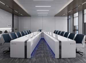 โต๊ะทำงานสำนักงานแบบโมดูลาร์ทันสมัยอเนกประสงค์สำหรับการประชุม คุณภาพสูงจาก Kesino เหมาะสำหรับเฟอร์นิเจอร์สำนักงานเชิงพาณิชย์ - Product Image 2