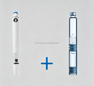 Factory Price Disposable Dual Compartment Measuring <b>Pen</b> 4ml 0-50IU Precise Adjustment Plastic Liquid Metering Applicator - Product Image 5