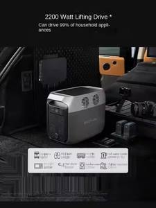 Pour <span class=keywords><strong>ECOFLOW</strong></span> Delta 3 1800W 1536Wh centrale électrique portable avec panneau solaire batterie externe pour la maison et le camping - Product Image 6