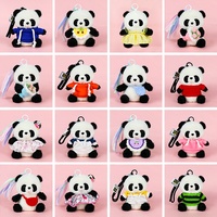 Gantungan Tas Boneka Panda Lucu dengan Manik-Manik Beraroma Isian Poliester & Kapas PP Berbagai Model 31cm-50cm Unisex