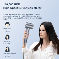 Revair-Sèche-cheveux à air inversé-Innovant Quick-D Negative Ion Reviver One Step Volumizer pour un usage domestique Sèche-cheveux à faible bruit