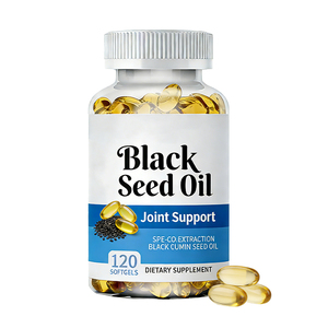 Huile de nigelle de qualité supérieure en gélules molles OEM, antioxydant supérieur et cellulaire, complément alimentaire pour l'immunité - Product Image 1