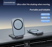 Support magnétique de téléphone pour voiture, best-seller du commerce extérieur, dédié à la navigation automobile, pliable, anti-vibration, rotation à 360 degrés