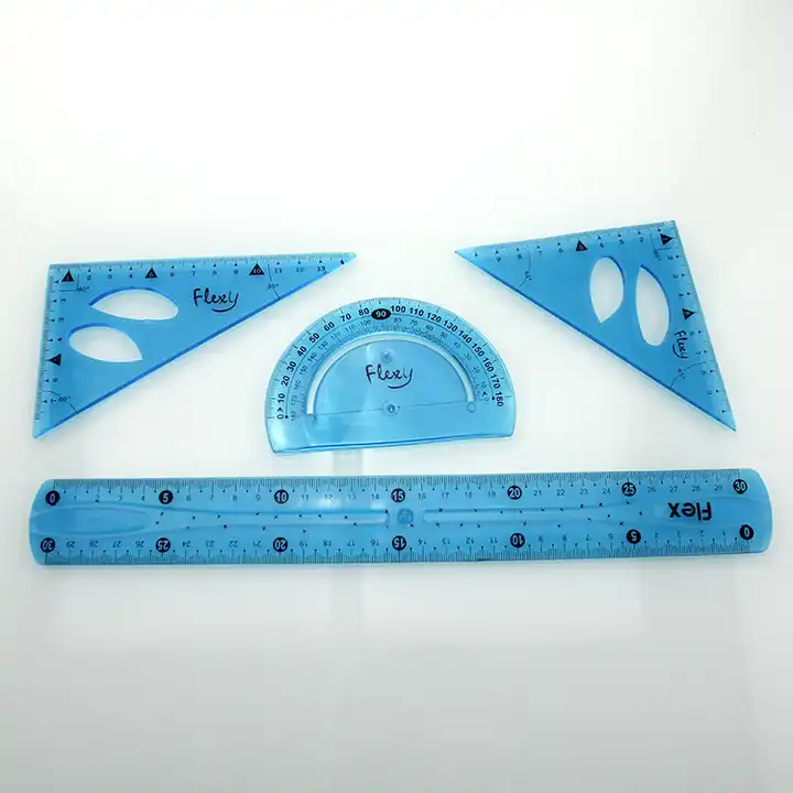 flexible ruler set of 4 plastic