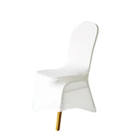 Housses de Chaise de Mariage Blanches Extensibles en Scuba Spandex