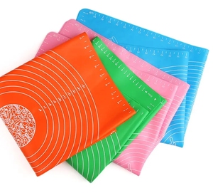 Kitchen Pure Silicone <b>Mat</b> Food Grade Baking Tools Non-stick Non-Slip <b>Mat</b> Silicone Pastry <b>Mats</b> for <b>Rolling</b> - Product Image 1