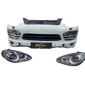 Piezas usadas de alta calidad para Porsche Cayenne parachoques delantero rejilla capó actualización excelente parachoques de coche - Product Image 5