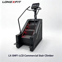 Machine d'escalade intelligente avec écran tactile Android, Stepmill motorisé, WiFi, équipement de cardio-training pour salle de sport