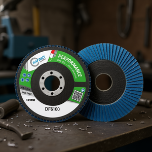 Disque à lamelles Fervi Performance 115 mm, abrasif sans fer pour ponçage du métal - Product Image 2