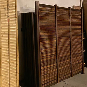 Bamboo Fencing Panel Custom Made Carbonized Color Rot Proof Outdoor Fence - Product Image 3