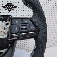 Volant sport personnalisé de haute qualité pour Toyota FJ70 Hilux LC200 LC300, impression par transfert d'eau, fibre de carbone