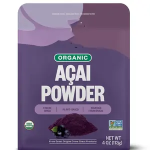 OEM Private Label ACAI Powder Freeze-Dried 100% Raw Superfood Berry from Brazil 113 gram