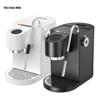 Machine à café semi-automatique OEM/ODM, machine à expresso électrique professionnelle pour usage commercial/domestique 9-11 bars avec mousseur à lait
