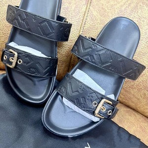 <span class=keywords><strong>Sandali</strong></span> con fibbia a doppia cintura di marca alla moda scarpe da passeggio in grano di metallo morbide comode scarpette Casual - Product Image 2